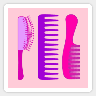 Comb and brush 1 Sticker